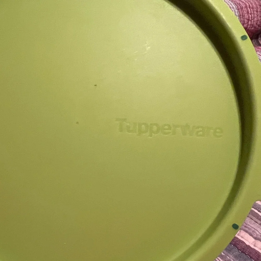 Tupperware MicroGourmet Steamer Microwave Cookware Set Green‎ Lime Colander